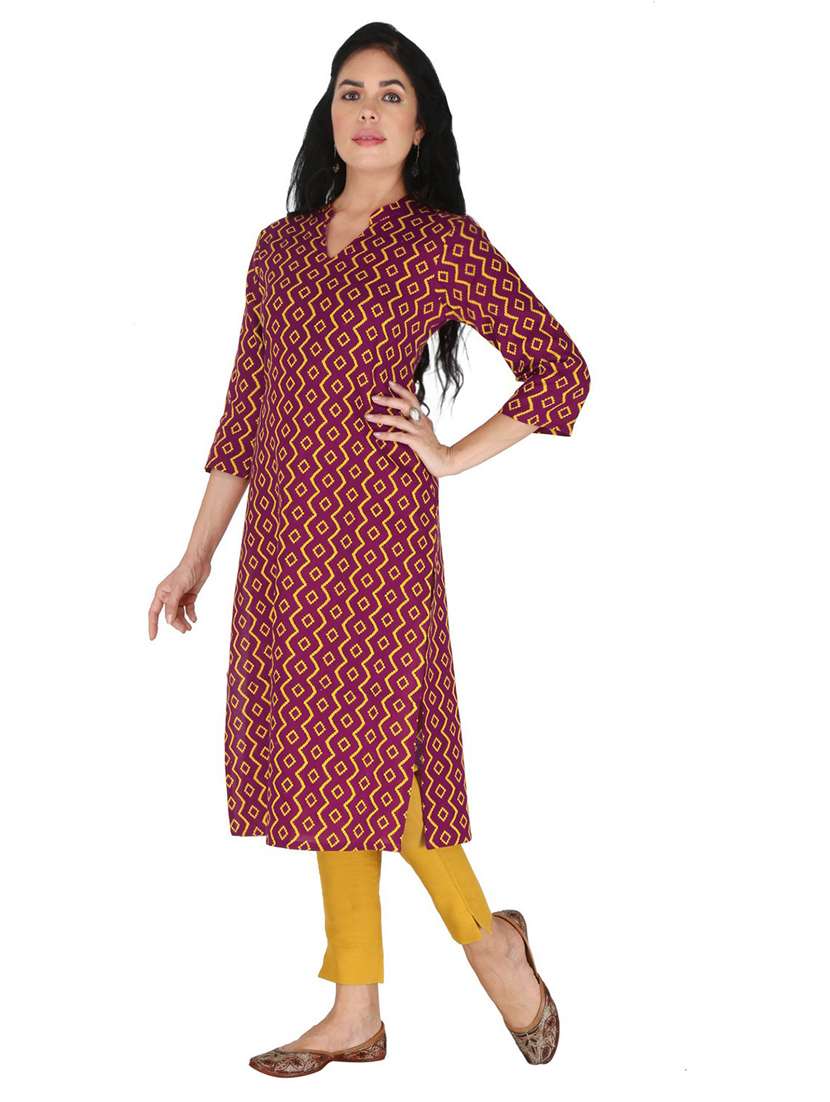 women's straight kurta - 19158129 -  Standard Image - 1