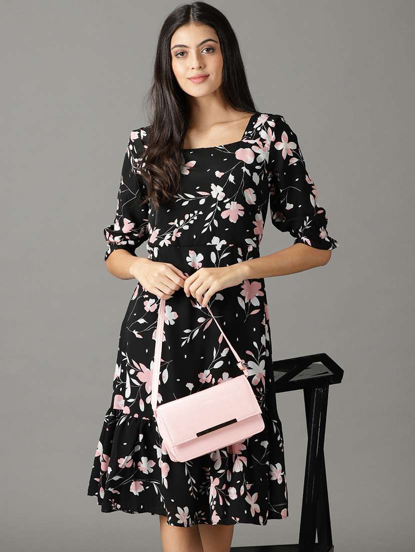 women's tiered dress floral dress - 19159769 -  Standard Image - 1
