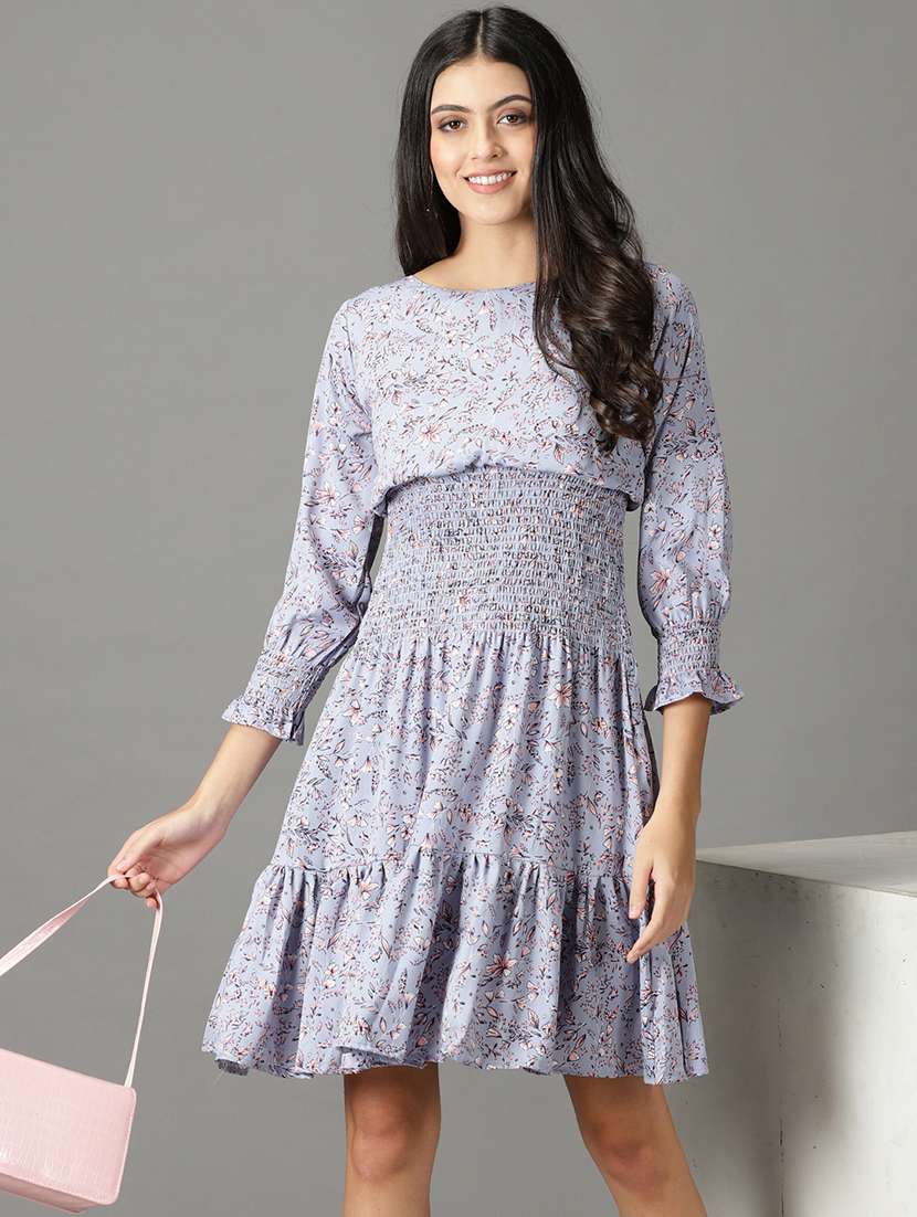women's tiered dress floral dress - 19159771 -  Standard Image - 1
