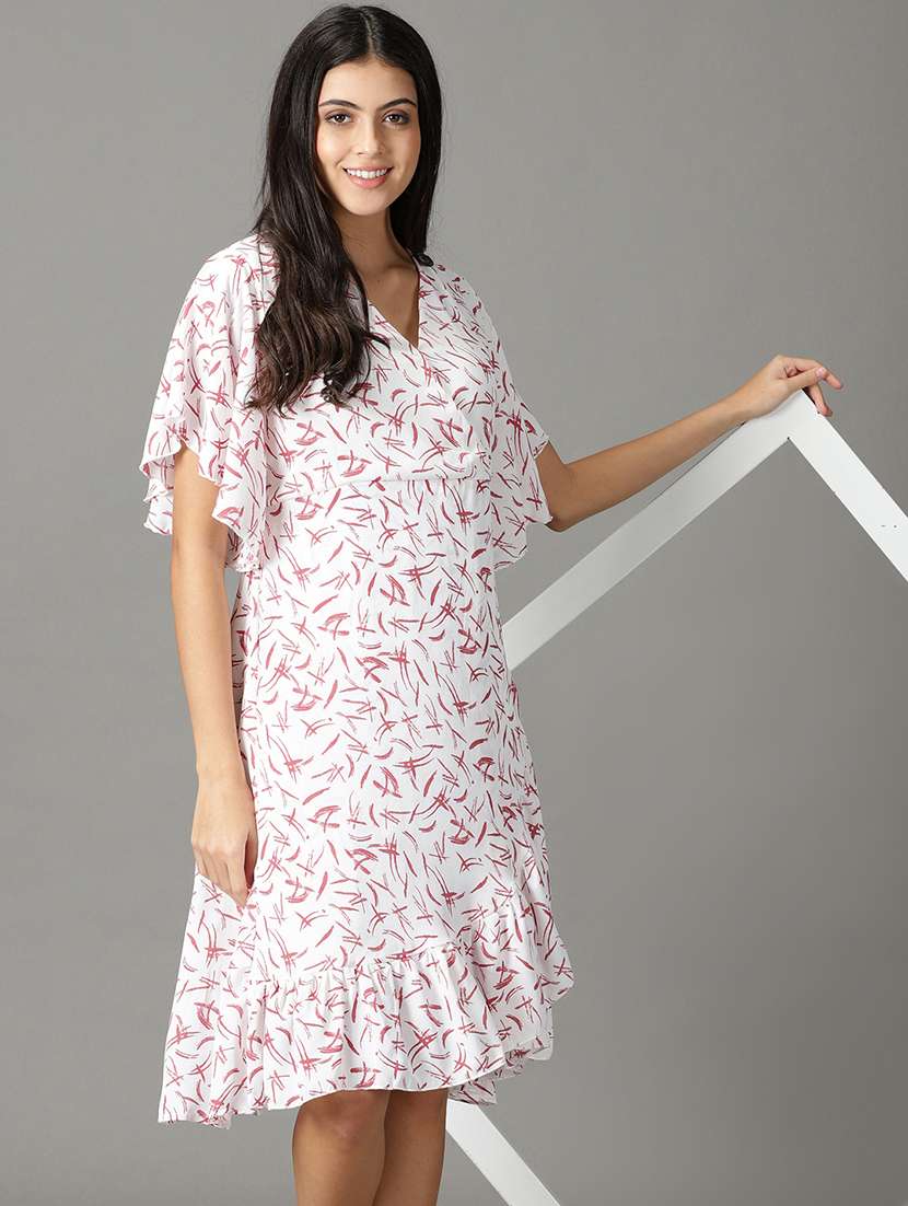 Women's Wrap Floral Dress