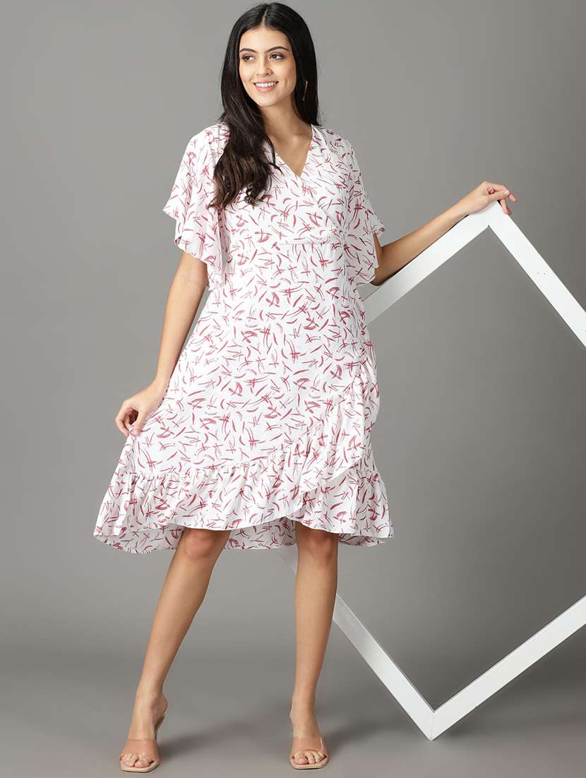 Women's Wrap Floral Dress