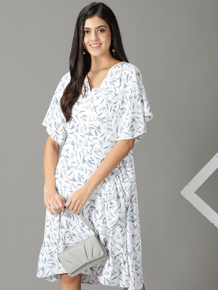 women's wrap polka dots dress - 19159780 -  Standard Image - 1