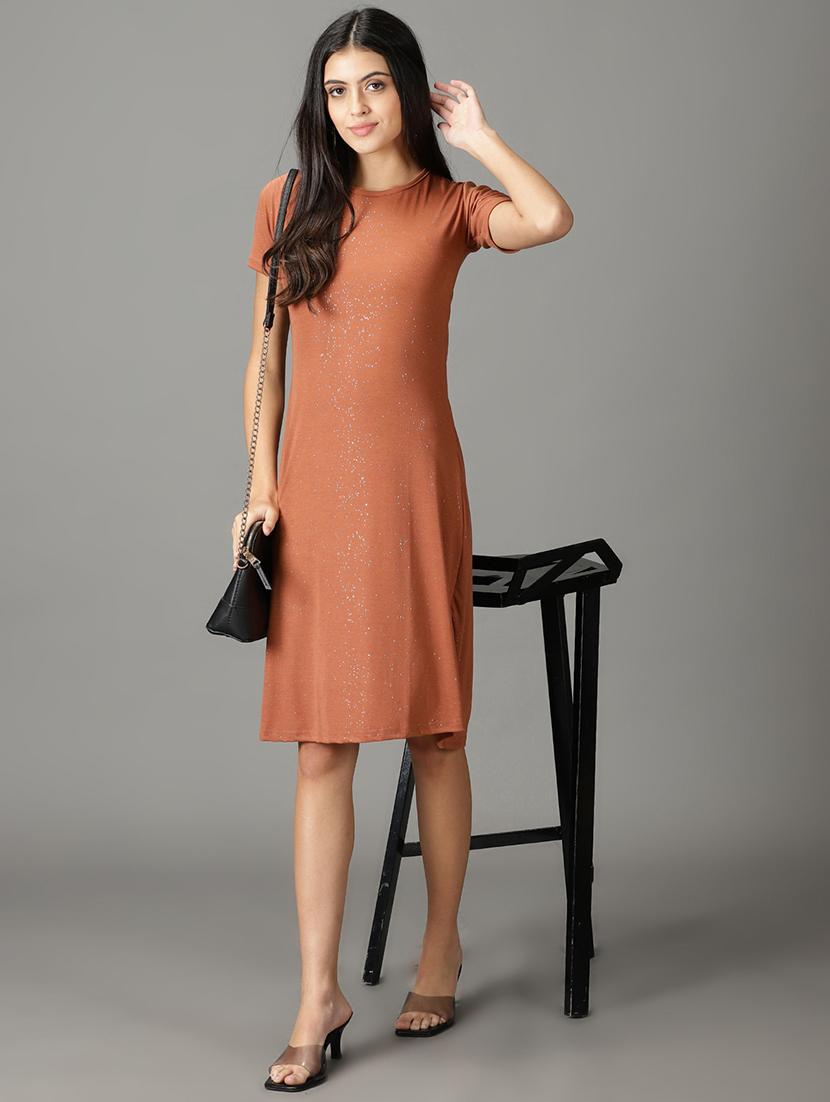 women's solid dress - 19159784 - Standard Image - 4