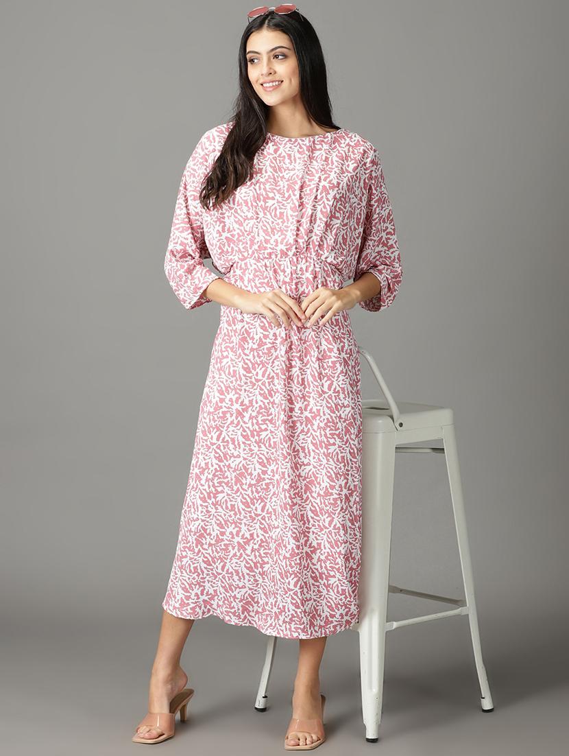 women's printed dress - 19159788 - Standard Image - 4