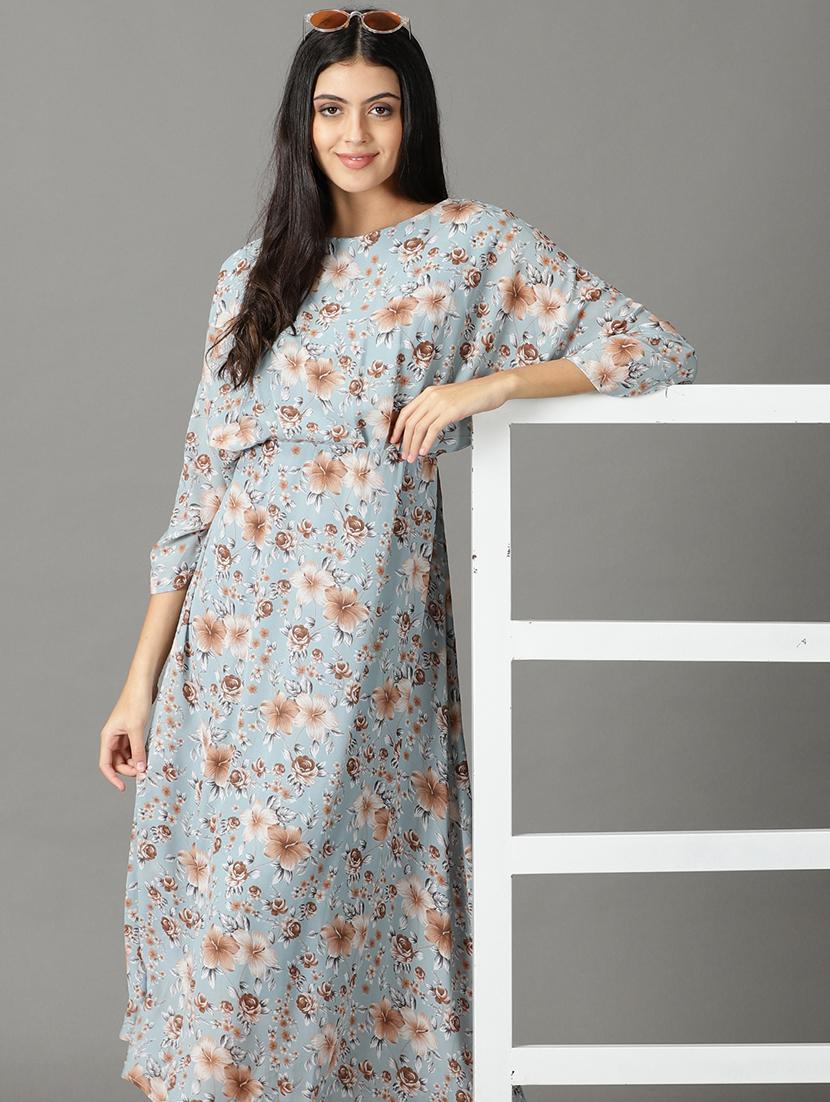 women's floral dress - 19159802 - Standard Image - 1