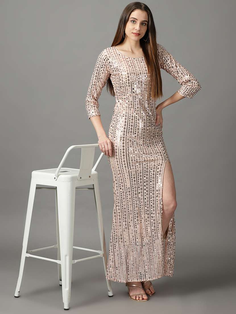 women's bodycon maxi dress - 19159831 - Standard Image - 4
