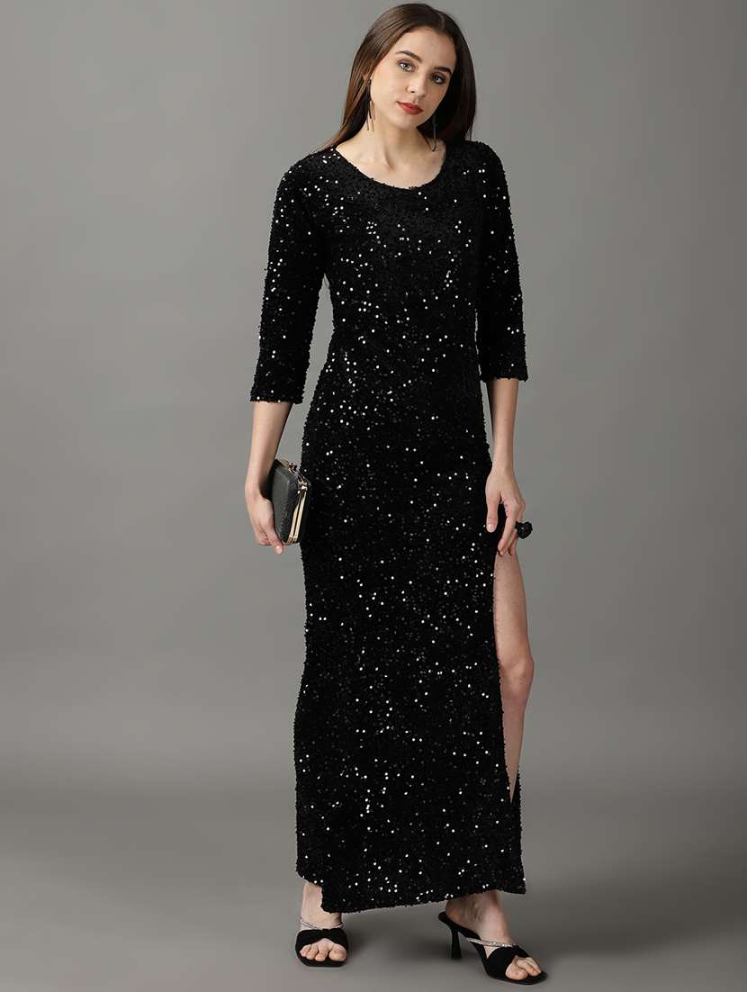 women's bodycon maxi dress - 19159834 - Standard Image - 4