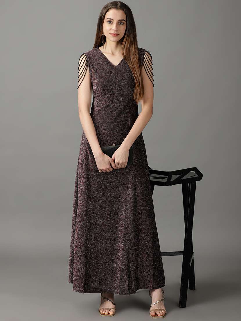 women's  self design dress - 19159835 -  Standard Image - 4
