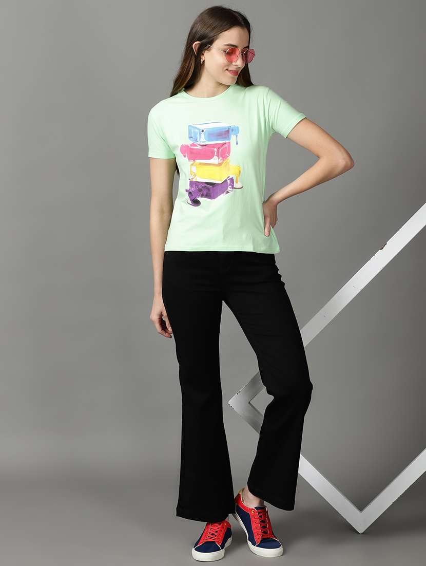 women's front print  t-shirt - 19159892 -  Standard Image - 4