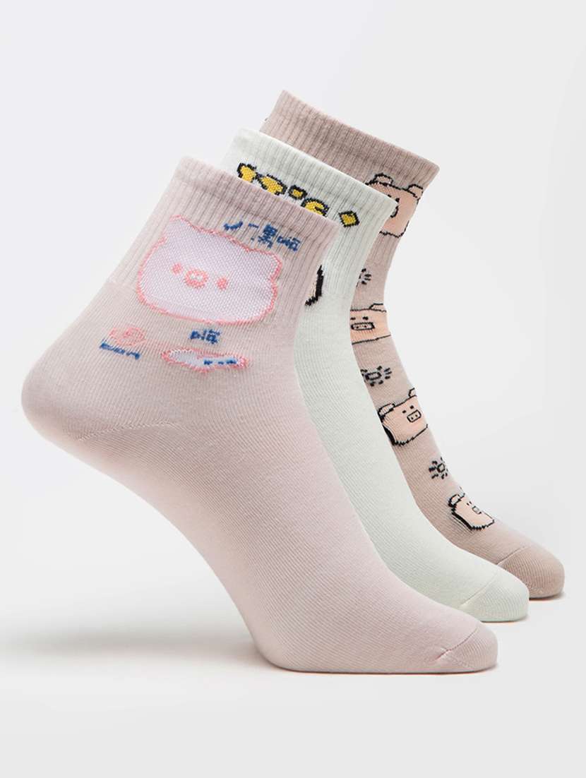 multi colored cotton socks