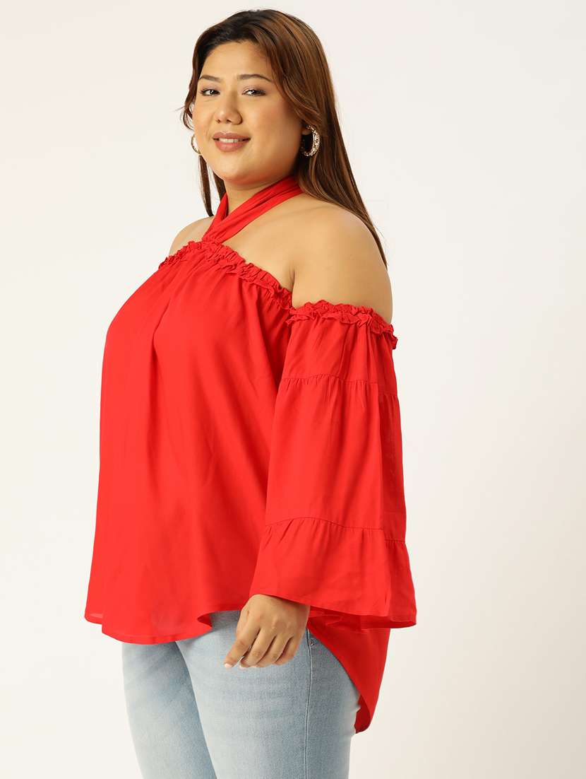 women's straight halter neck top - 19160290 -  Standard Image - 1