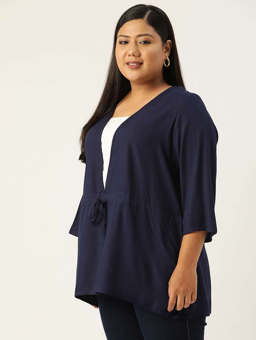 women's a line v neck top - 19160522 -  Standard Image - 1