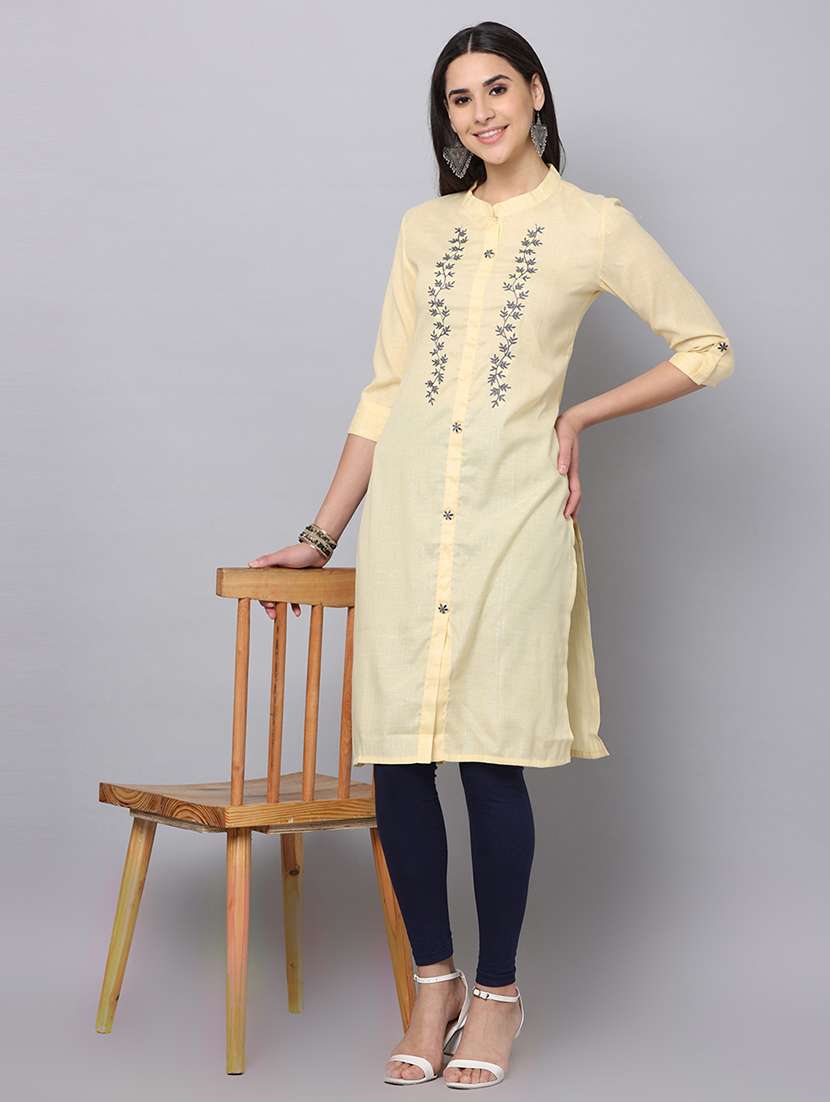 women's straight kurta - 19160611 -  Standard Image - 1