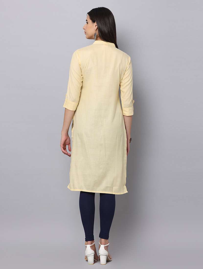 women's straight kurta - 19160611 -  Standard Image - 4