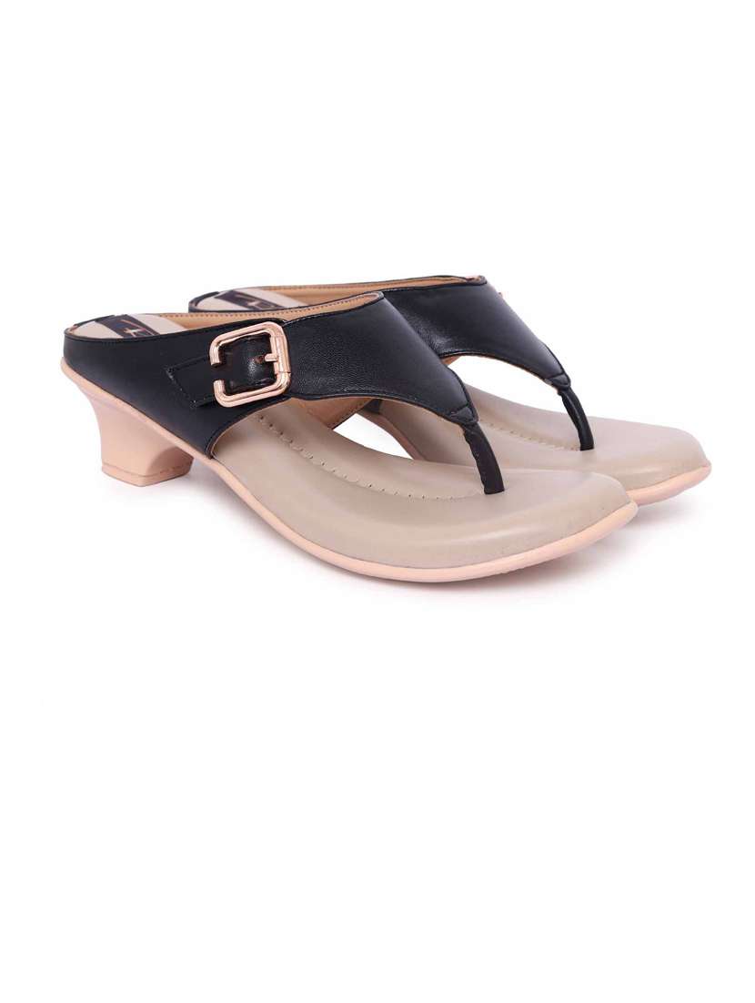women black one toe sandal - 19160742 -  Standard Image - 1