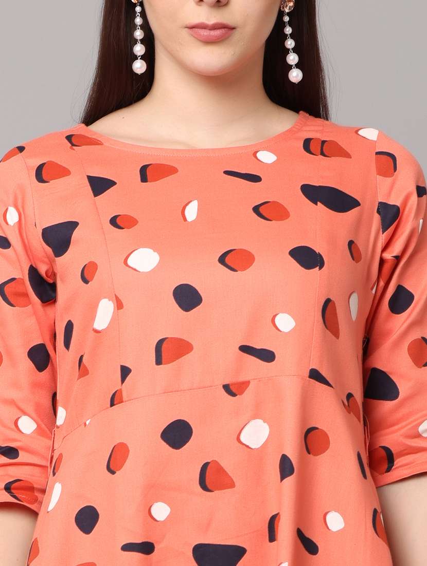 women's abstract dress - 19160762 - Standard Image - 4