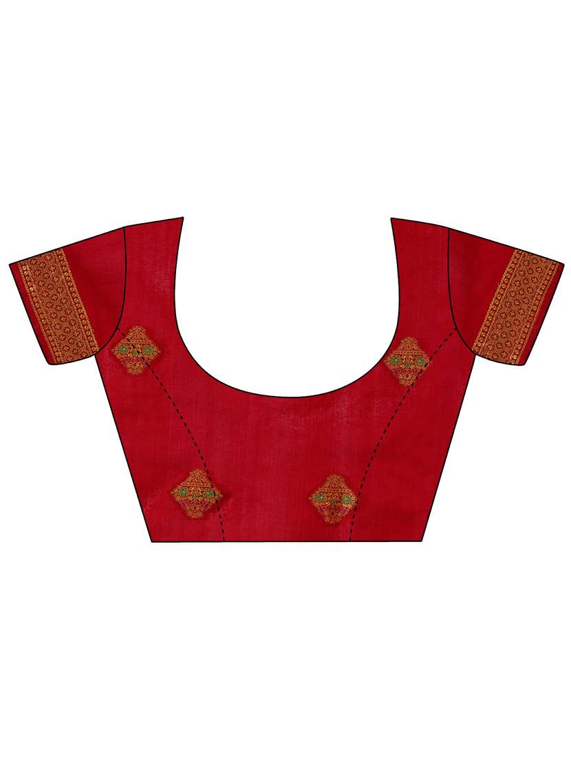 navy silk banarasi saree - 19161261 - Standard Image - 4