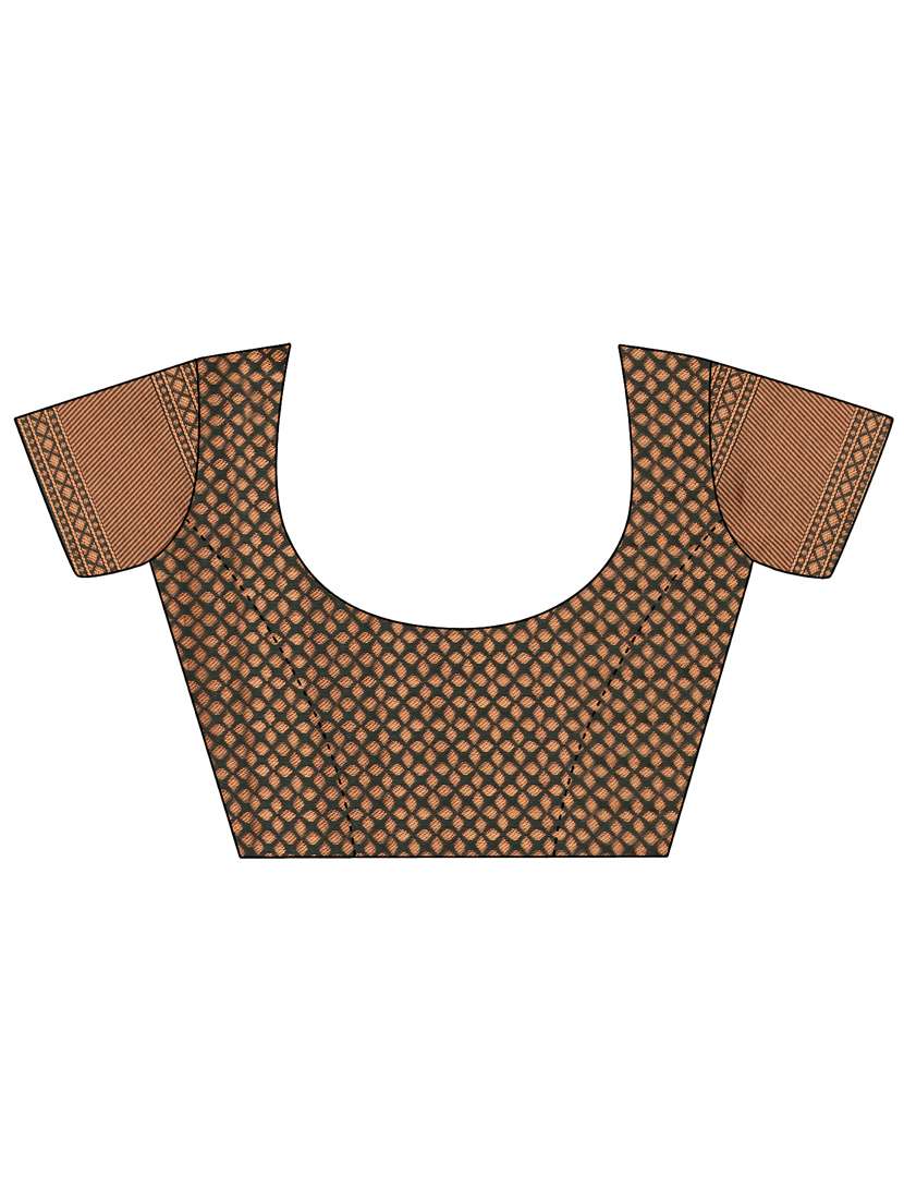 women's self design multi colored saree with blouse - 19161290 -  Standard Image - 4