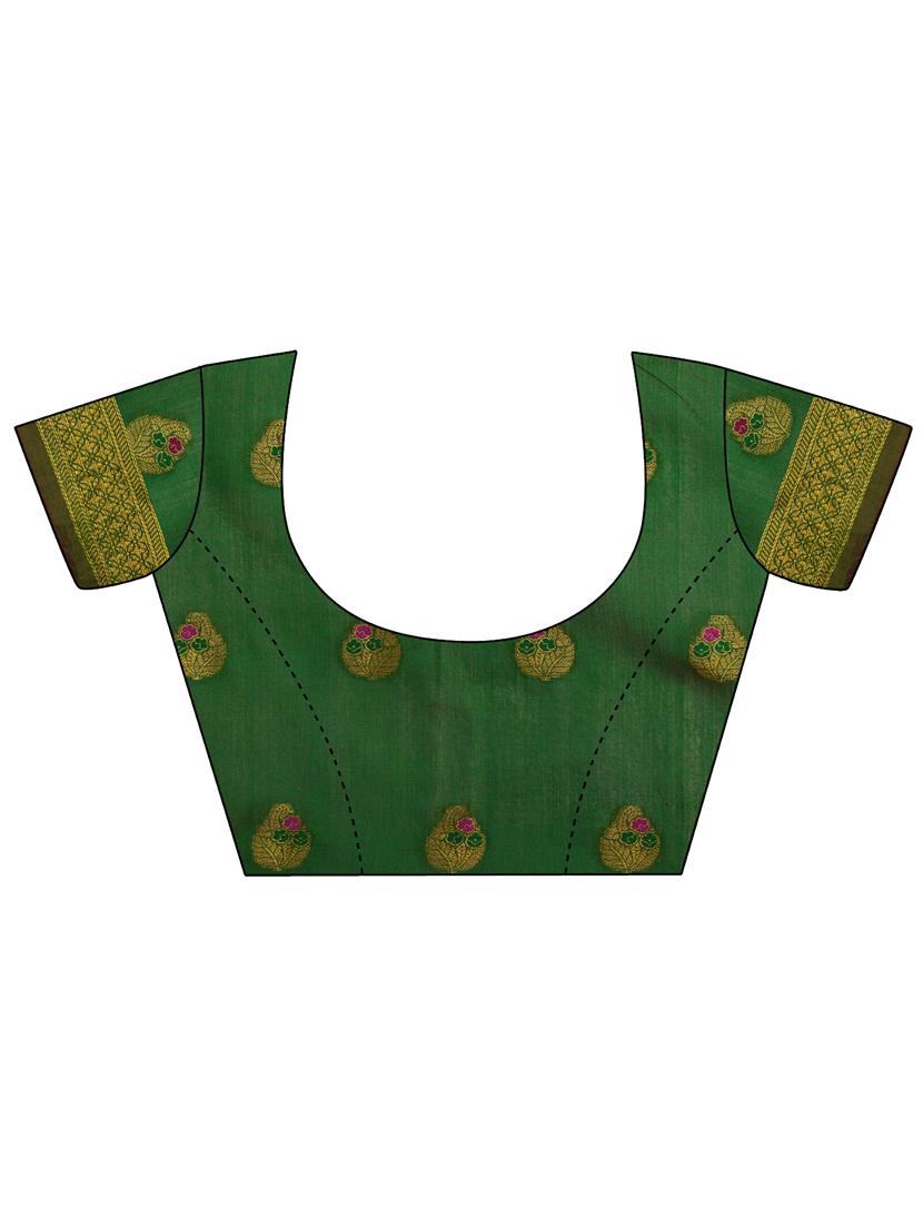 self designed jacquard saree - 19161328 - Standard Image - 4