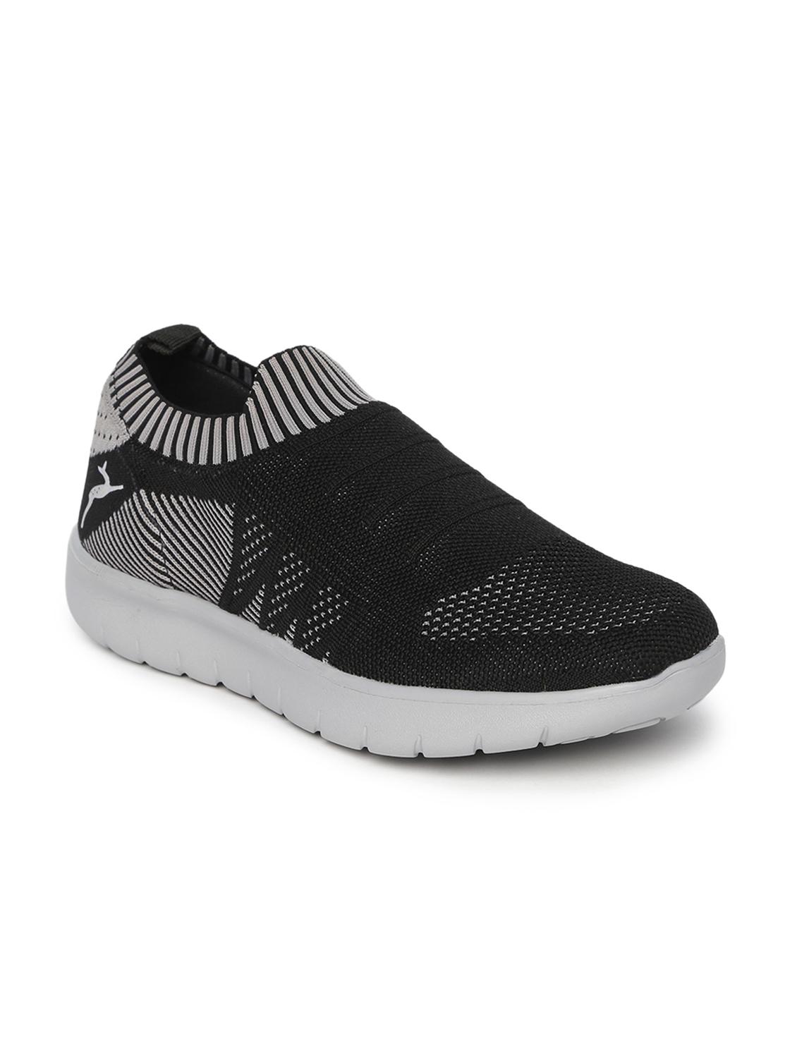 black slip on casual shoes - 19163016 -  Zoom Image - 0