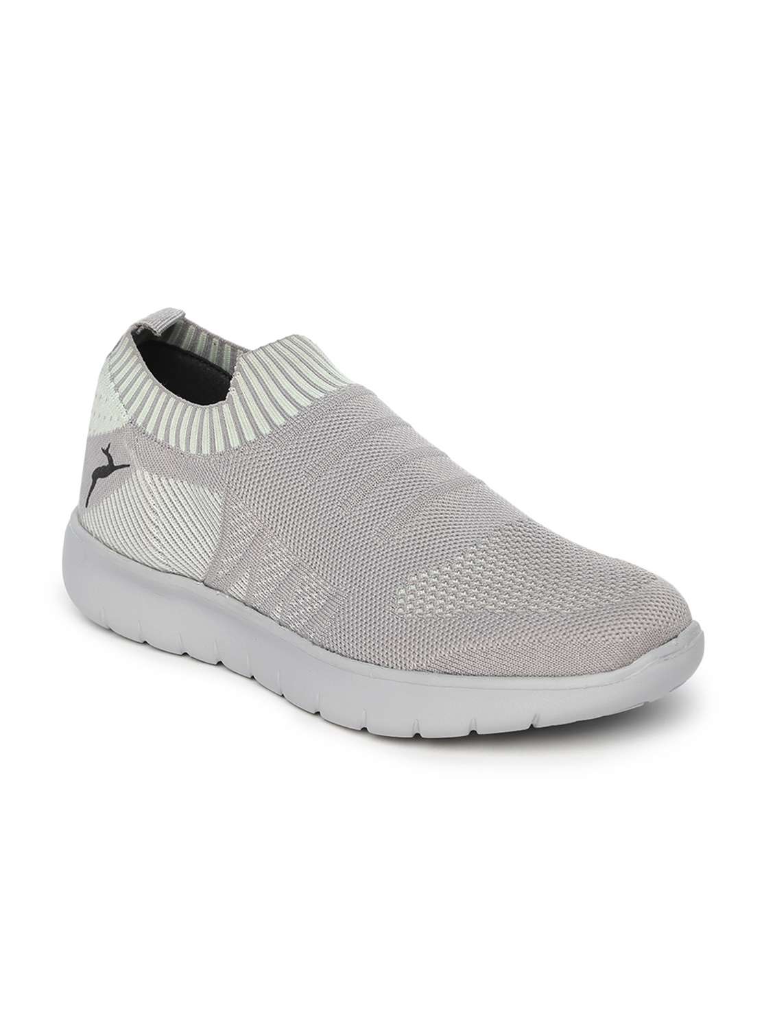 grey slip on casual shoes