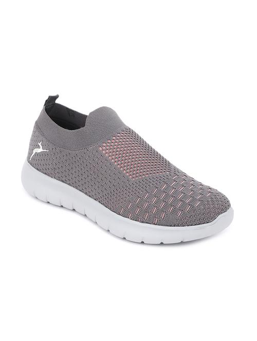 grey slip on casual shoes - 19163045 - Standard Image - 0