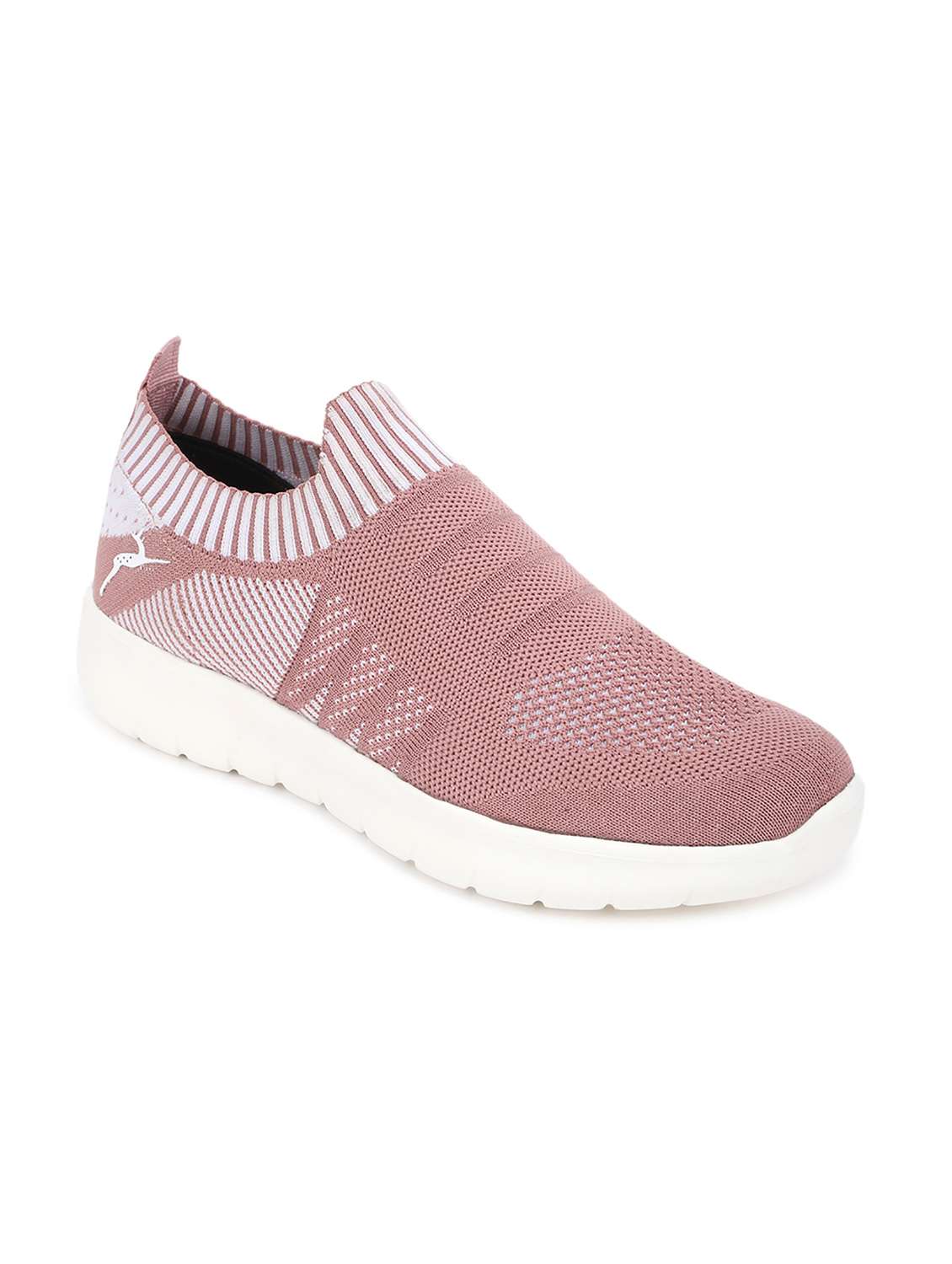magenta slip on casual shoes