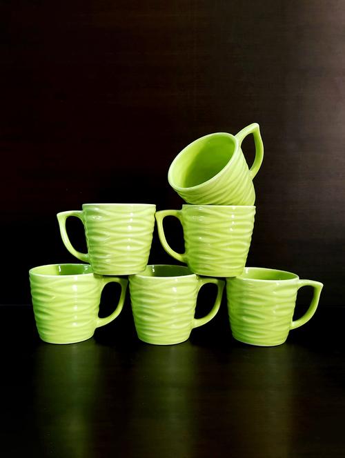 moody panda designer set of 6 cups | cup set | tea cups | set of 6 cups | ceramic - 19163526 - Standard Image - 0
