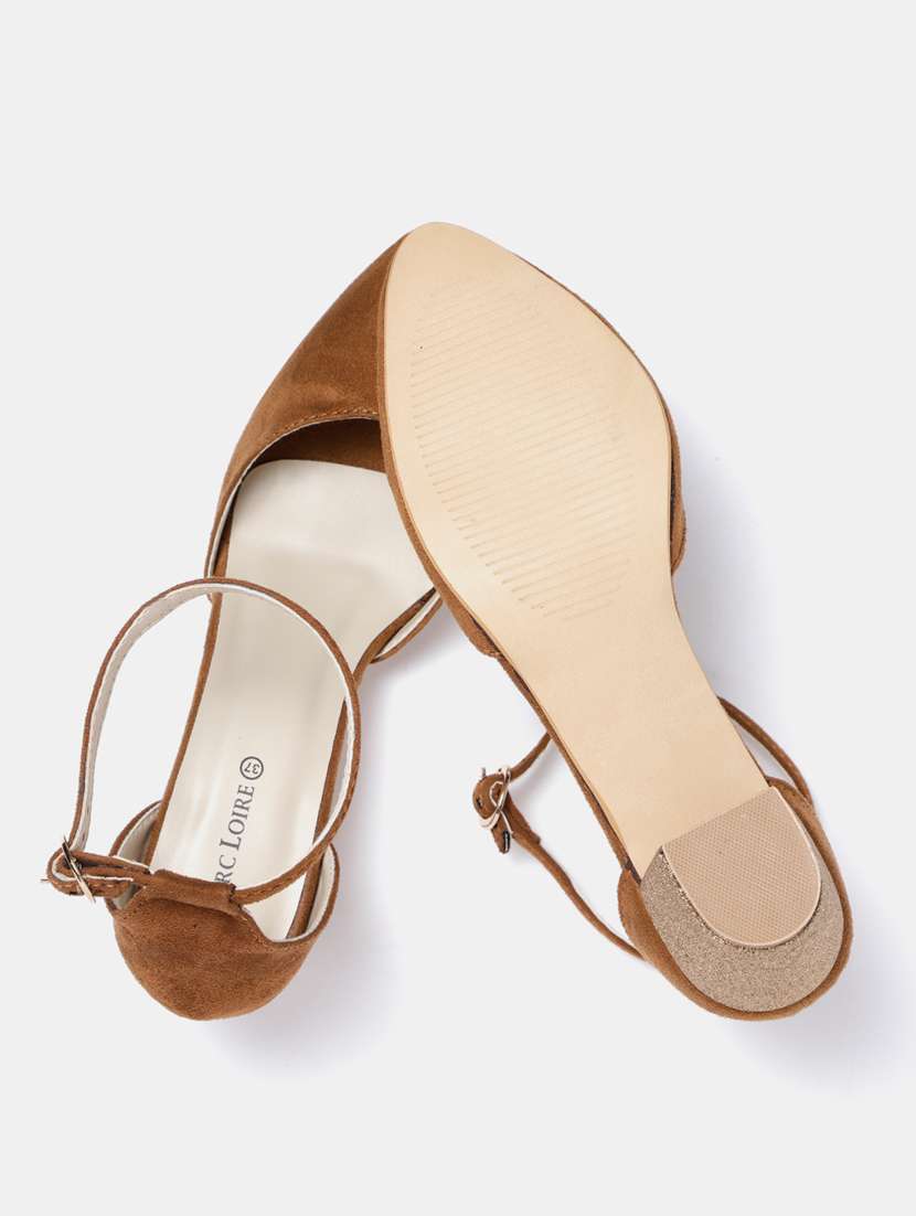 copper closed back sandal - 19163554 - Standard Image - 4