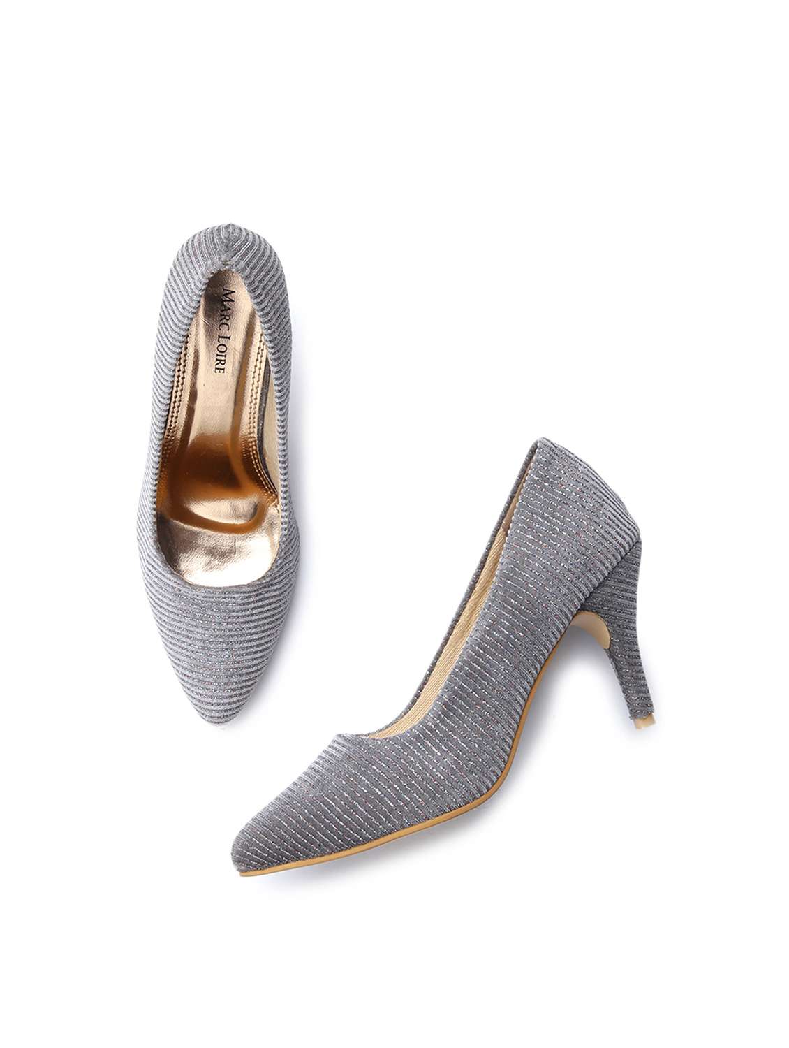 women grey slip on sandal - 19163593 -  Standard Image - 4