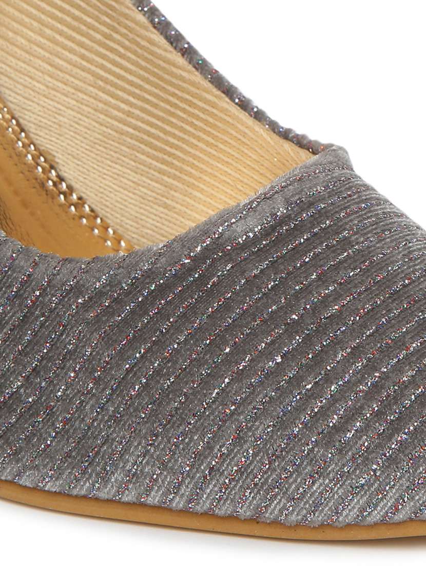 women grey slip on sandal - 19163593 -  Standard Image - 6