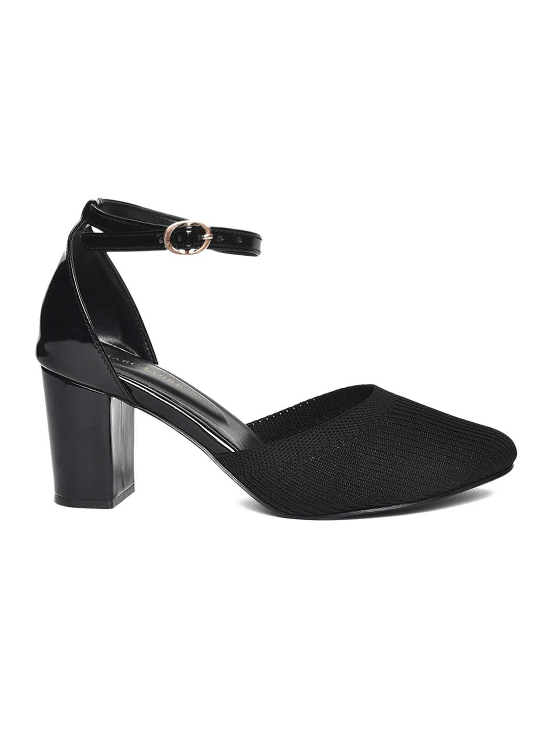 women black ankle strap sandal - 19163620 - Standard Image - 1