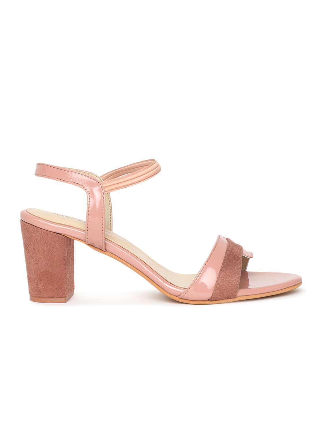 magenta synthetic back strap sandals - 19163633 -  Standard Image - 1
