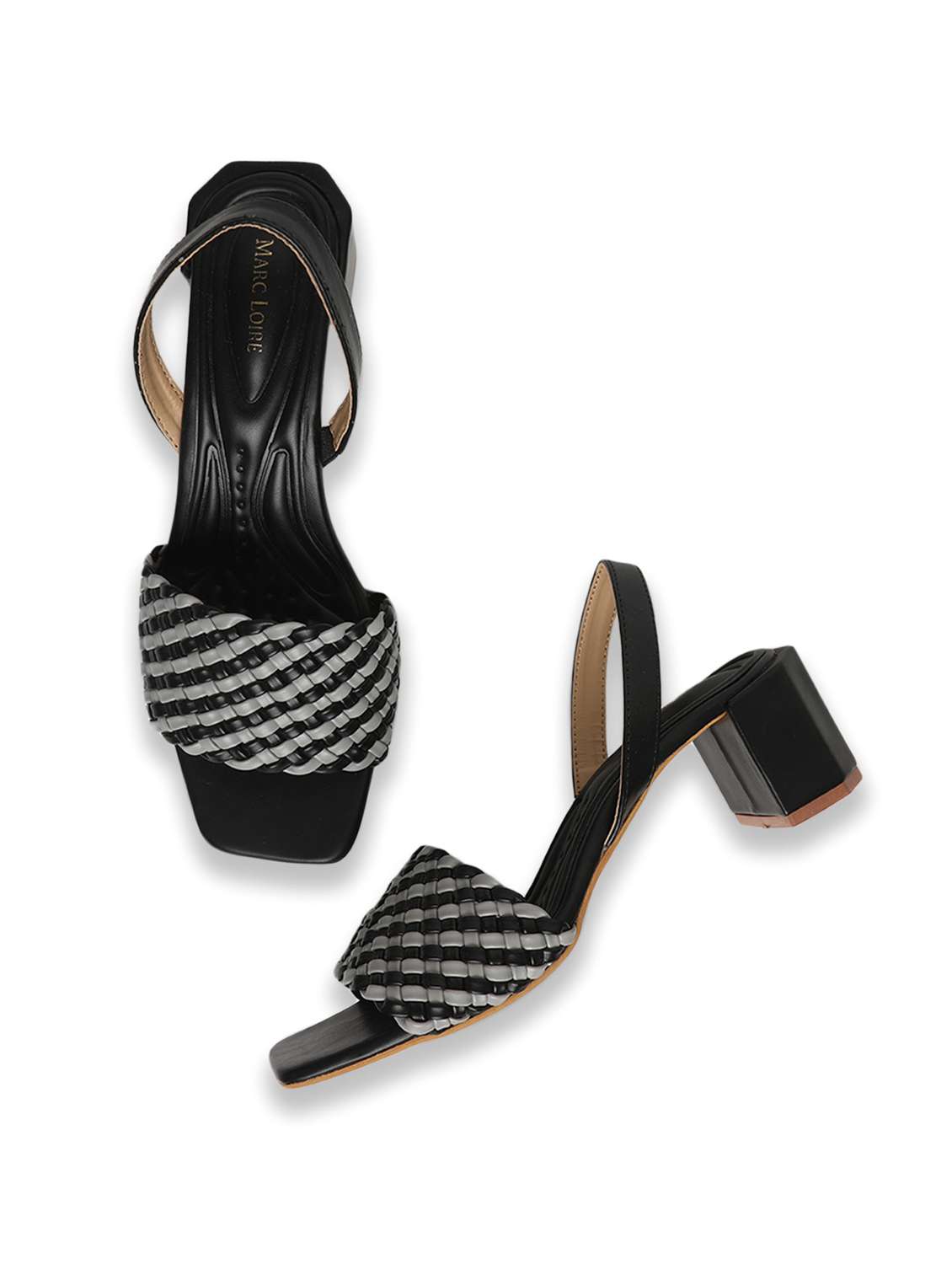 women black slip on sandal - 19163681 - Standard Image - 4