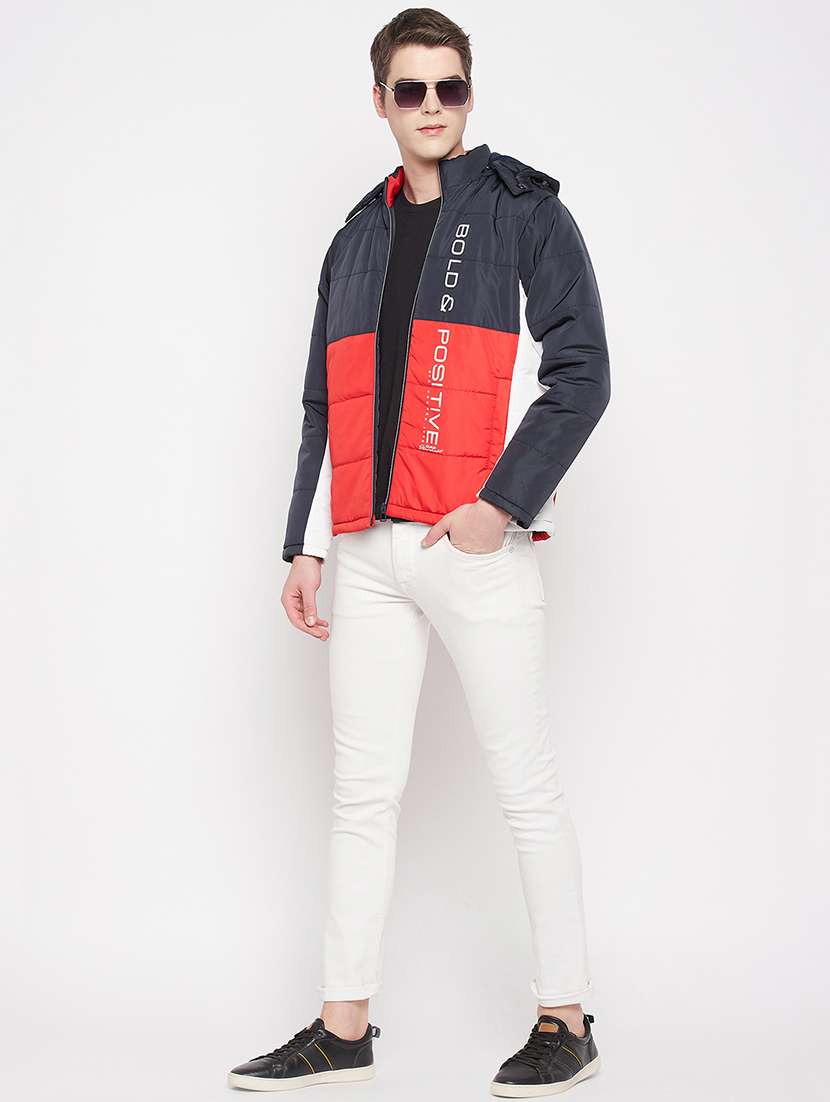 boys hood color block  bomber jacket - 19163857 -  Standard Image - 4