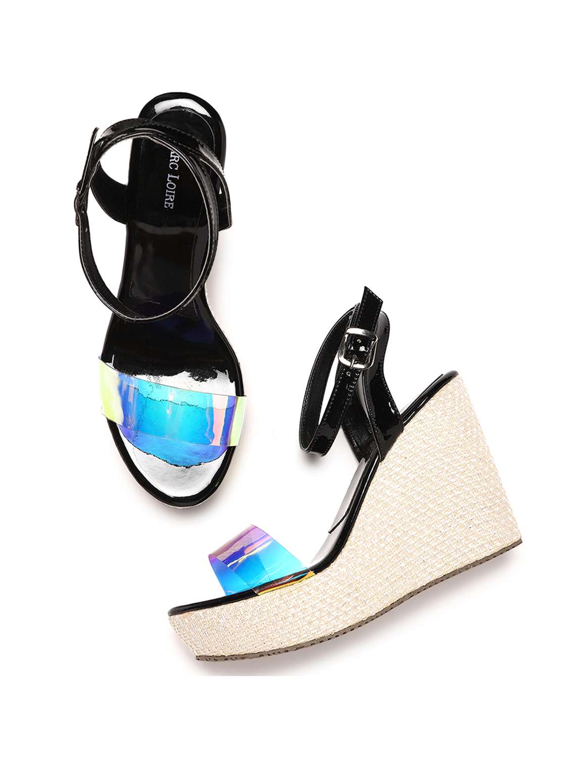 women tan ankle strap wedge - 19164292 -  Standard Image - 4