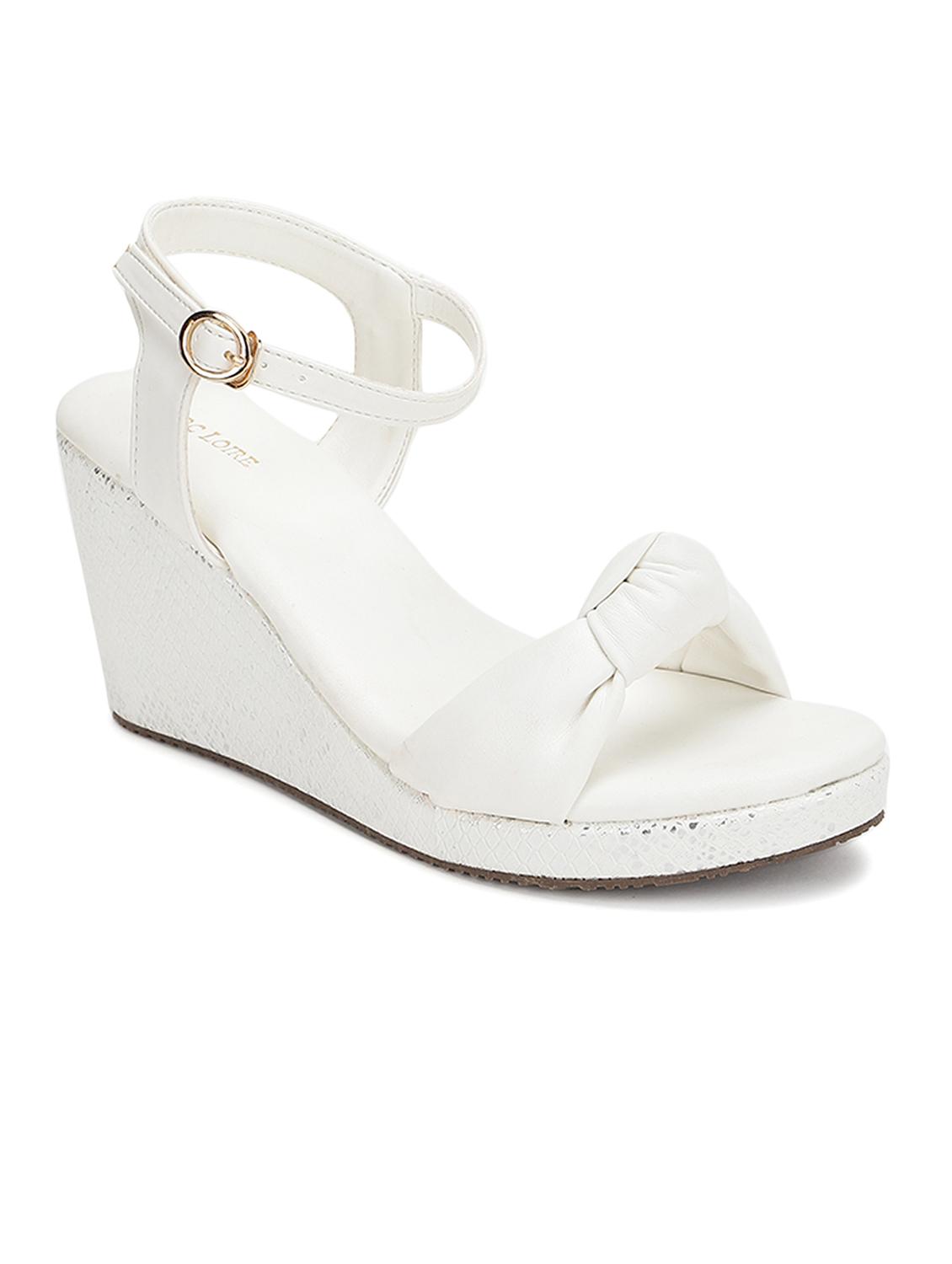 women white ankle strap wedge - 19164341 - Zoom Image - 0
