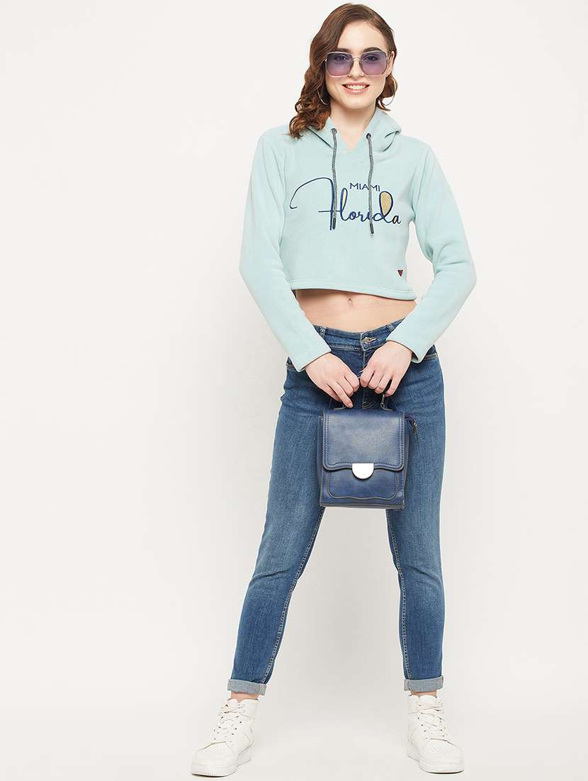 printed cotton blend regular sweatshirt - 19164354 - Standard Image - 4