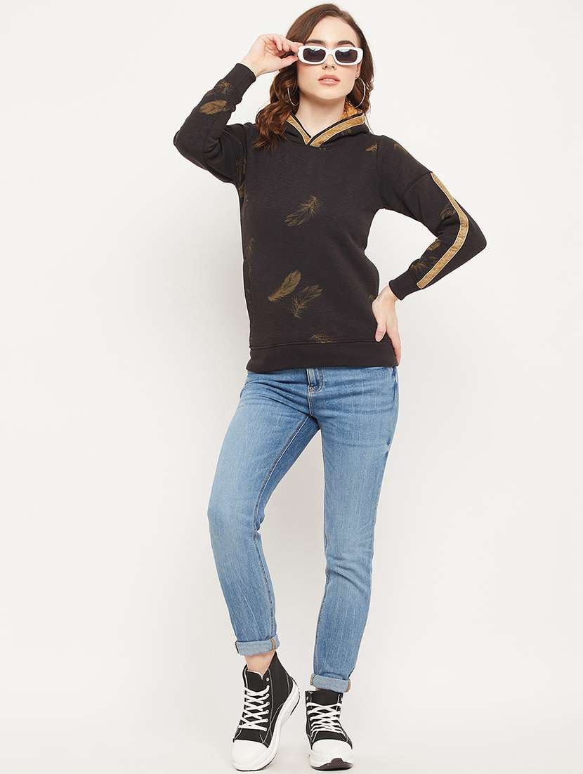 printed cotton blend regular sweatshirt - 19164362 -  Standard Image - 4