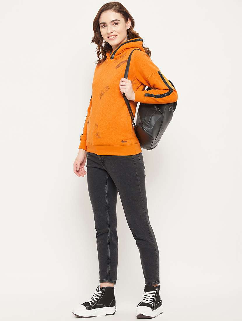 printed cotton blend regular sweatshirt - 19164363 -  Standard Image - 4