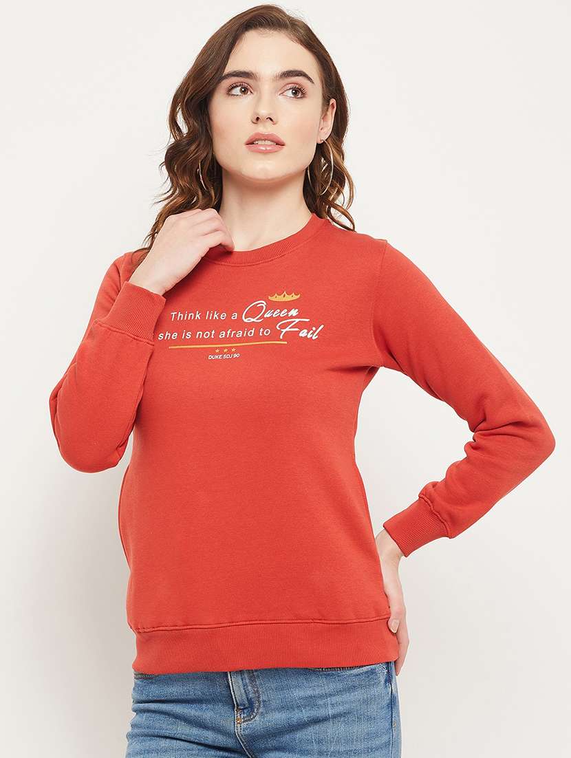 printed cotton blend regular sweatshirt - 19164368 -  Standard Image - 1