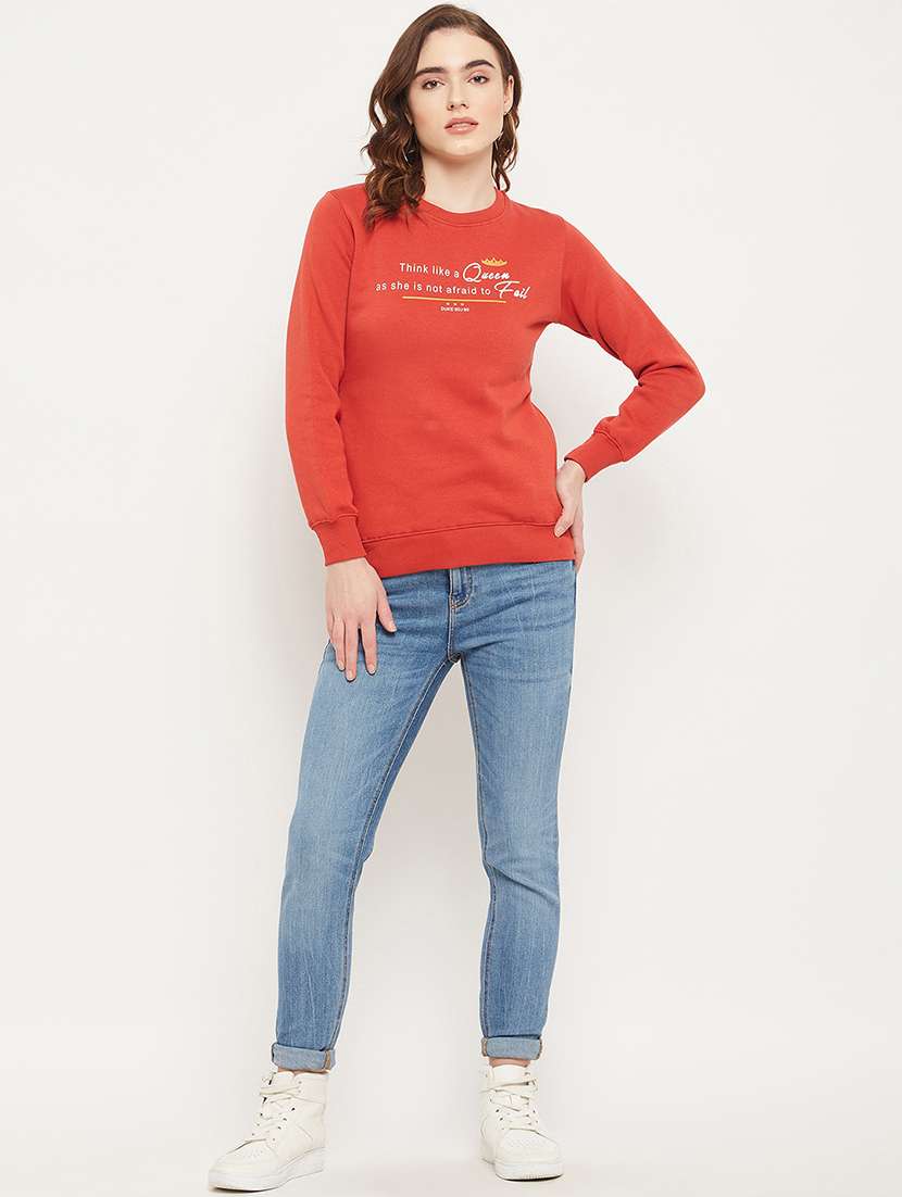 printed cotton blend regular sweatshirt - 19164368 -  Standard Image - 4