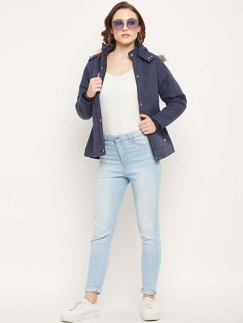 solids quilted & padded jacket - 19164535 -  Standard Image - 4