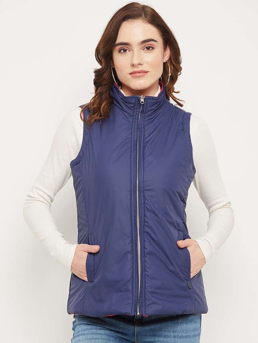 solids quilted & padded jacket