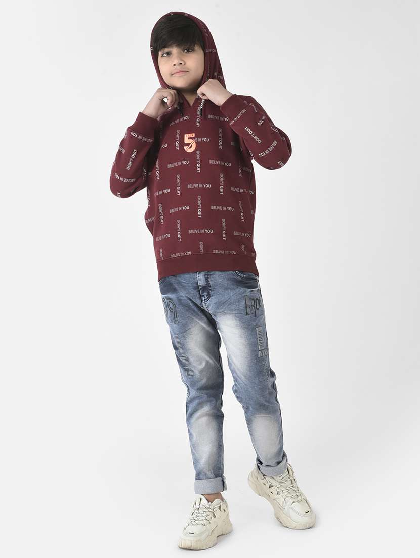 boys typography sweatshirt - 19164615 -  Standard Image - 4