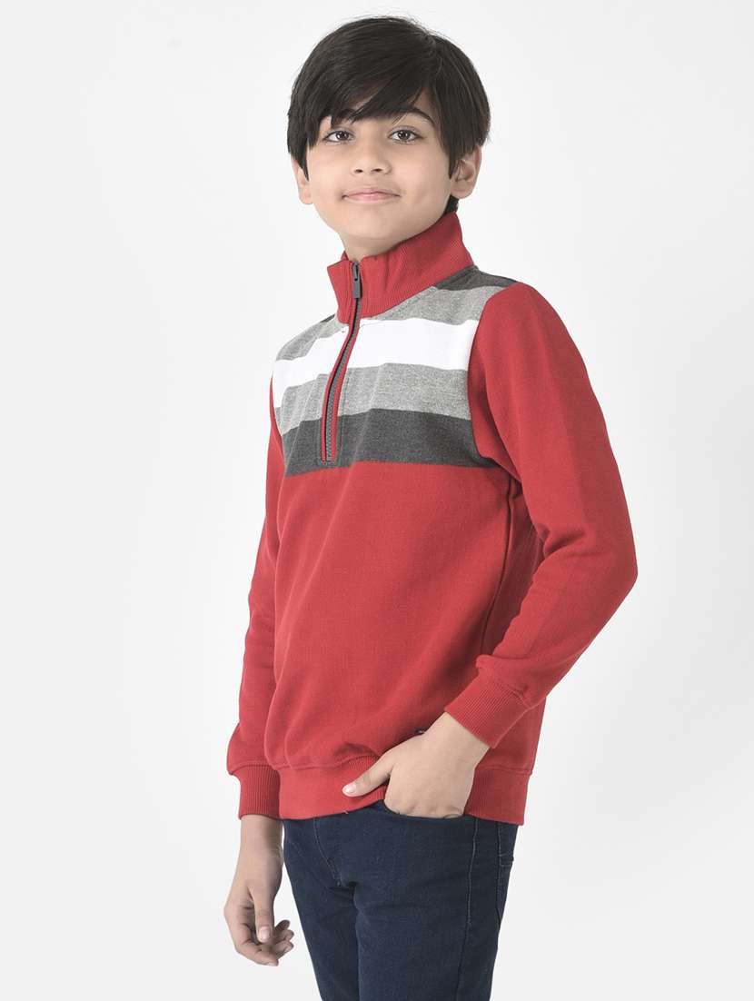 boys stripes sweatshirt - 19164625 -  Standard Image - 1