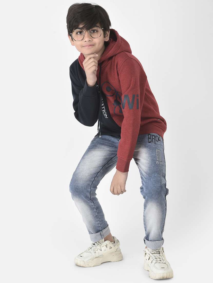 boys color block sweatshirt - 19164651 -  Standard Image - 4