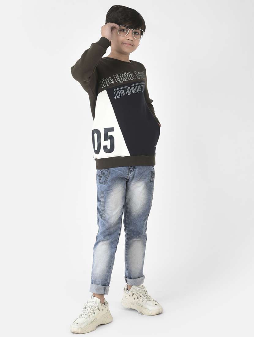boys color block sweatshirt - 19164657 -  Standard Image - 4