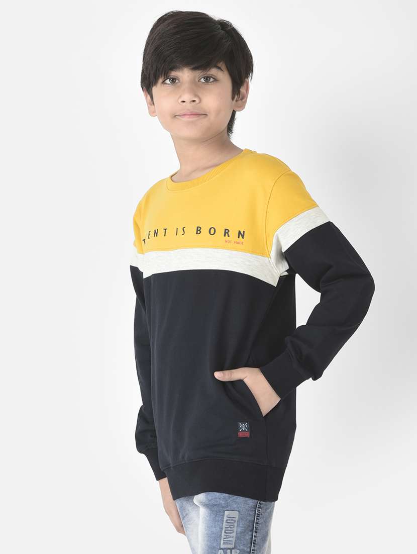 boys color block sweatshirt - 19164669 -  Standard Image - 1