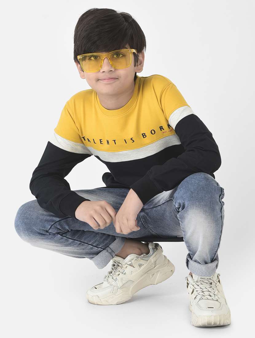 boys color block sweatshirt - 19164669 -  Standard Image - 4